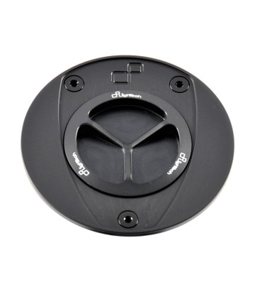 Tampão de depósito roscado LighTech em preto para Aprilia RSV 4 1000/1100 (09-22), Tuono V4 1000/1100 (11-22)