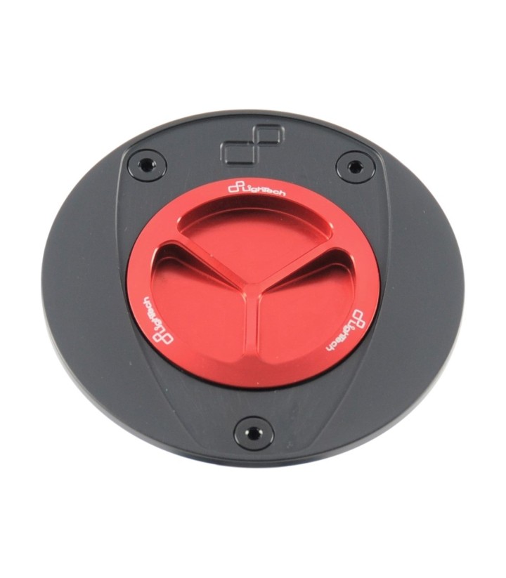 LighTech tankdop met schroefdraad in rood voor Aprilia RSV 4 1000/1100 (09-22), Tuono V4 1000/1100 (11-22)
