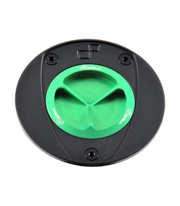 LighTech Tankdeckel mit Schraubverschluss in Grün für mehrere Modelle von Kawasaki