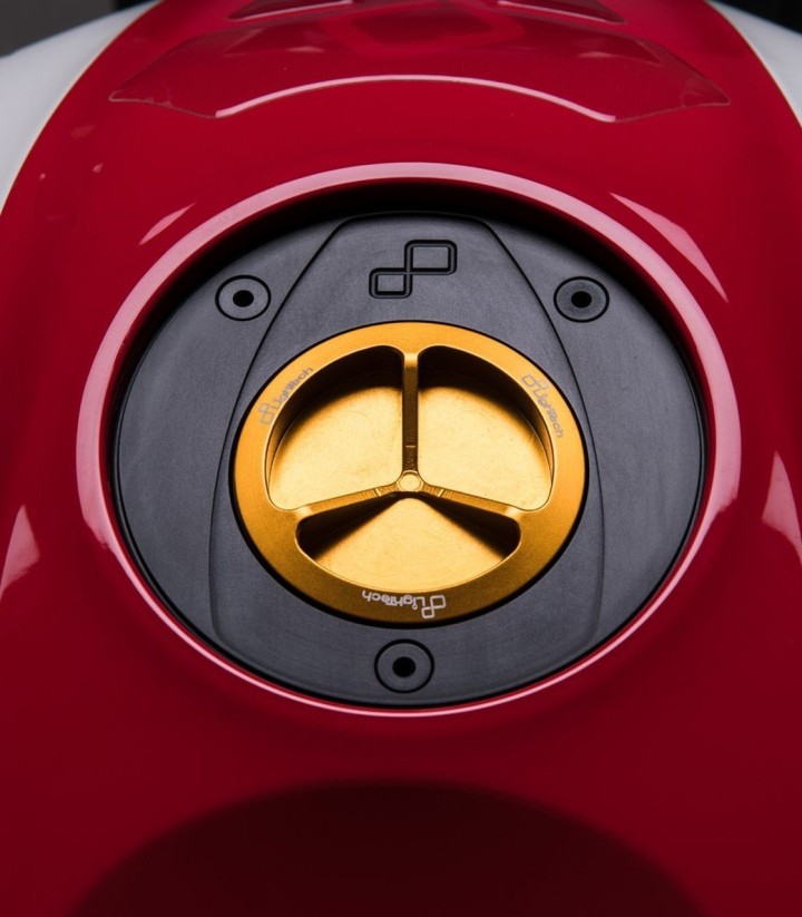 Bouchon de réservoir à vis LighTech doré pour plusieurs modèles Ducati et Yamaha