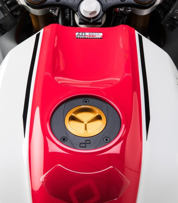 LighTech tankdop met schroefdraad in goud voor diverse modellen van Ducati en Yamaha