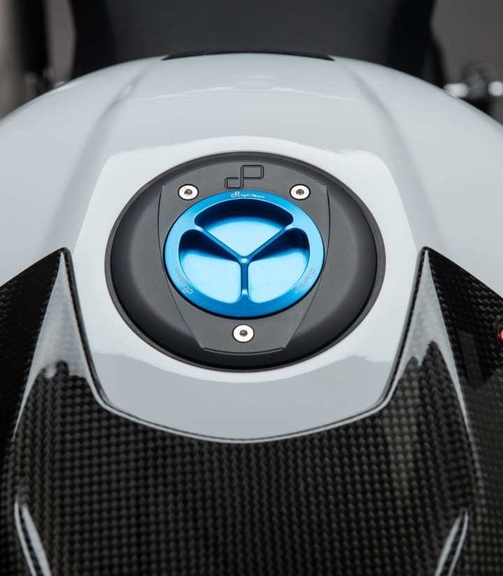 LighTech Tankdeckel mit Schraubverschluss in Kobaltblau für BMW S 1000 R (21-24), S 1000 RR (21-25)