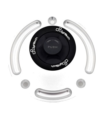 Tapón de Depósito de Cierre Rápido LighTech en Gris para Yamaha MT 09 (22-24), MT 09 Tracer (13-24)