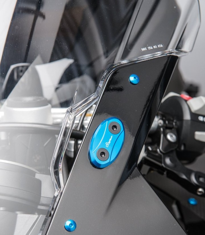 LighTech spiegelkappen in kobaltblauw voor BMW S 1000 RR (09-18), Yamaha YZF R1 (09-14)