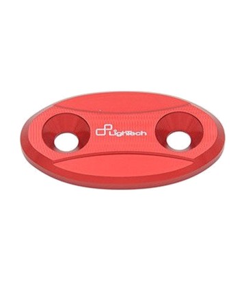 Tampas de espelho retrovisor LighTech em vermelho para BMW S 1000 RR (09-18), Yamaha YZF R1 (09-14)