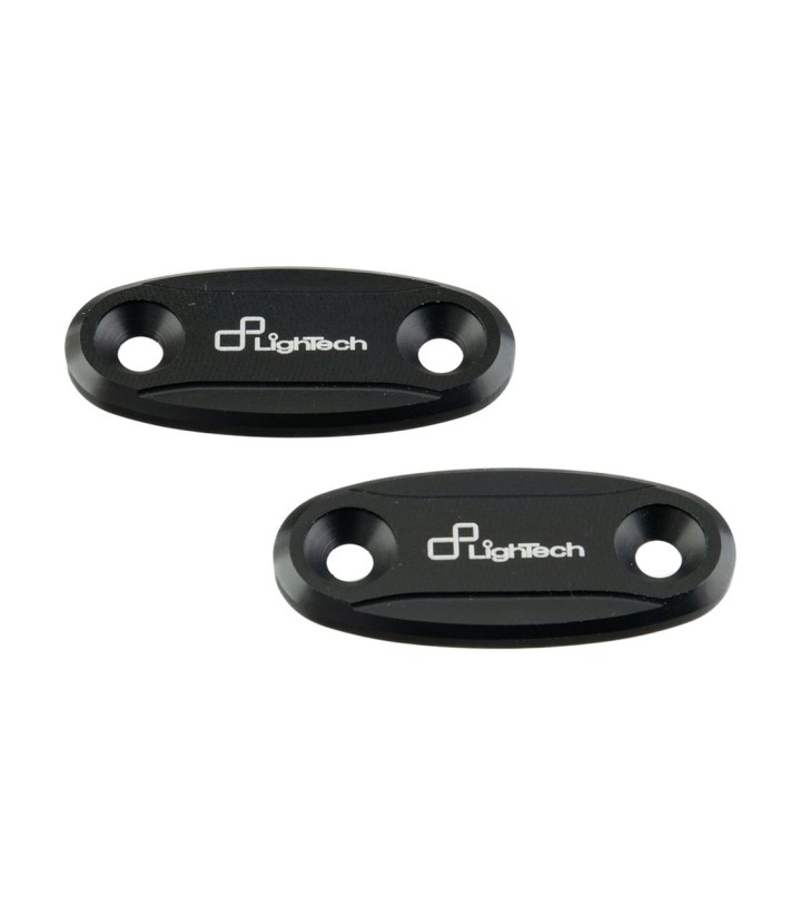 Coperture per specchietti retrovisori LighTech in nero per Honda CBR 500 R (16-20), Kawasaki ZX 10 R (05-07), ZX 6 R (05-08)