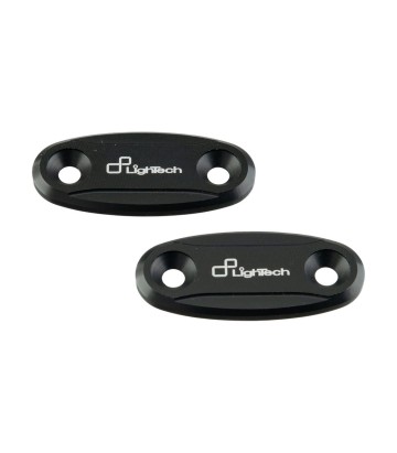 Coperture per specchietti retrovisori LighTech in nero per Honda CBR 500 R (16-20), Kawasaki ZX 10 R (05-07), ZX 6 R (05-08)