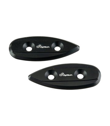 Caches de rétroviseur LighTech noirs pour Yamaha YZF R1 (98-06), YZF R6 (99-07)
