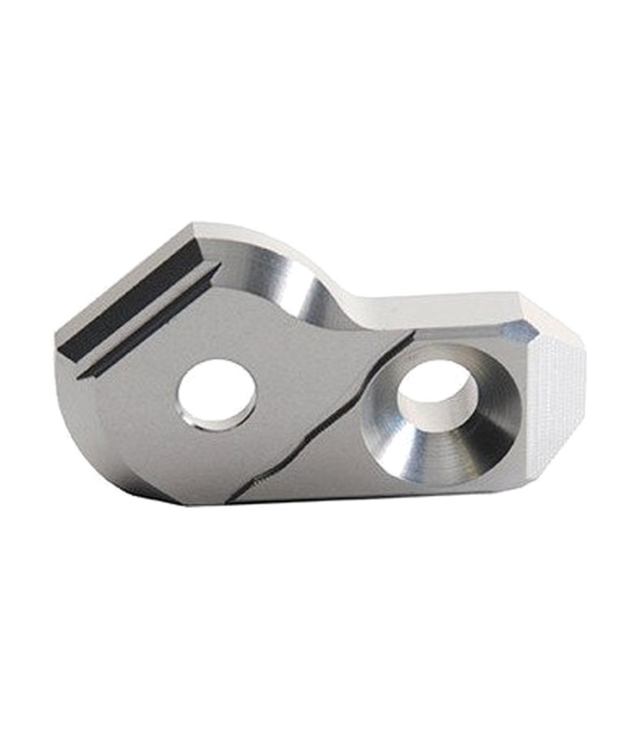 LighTech Footpeg Bracket Brake Side in Silver