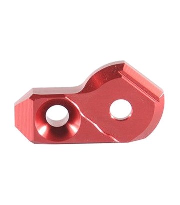LighTech Footpeg Bracket Gear Side in Red