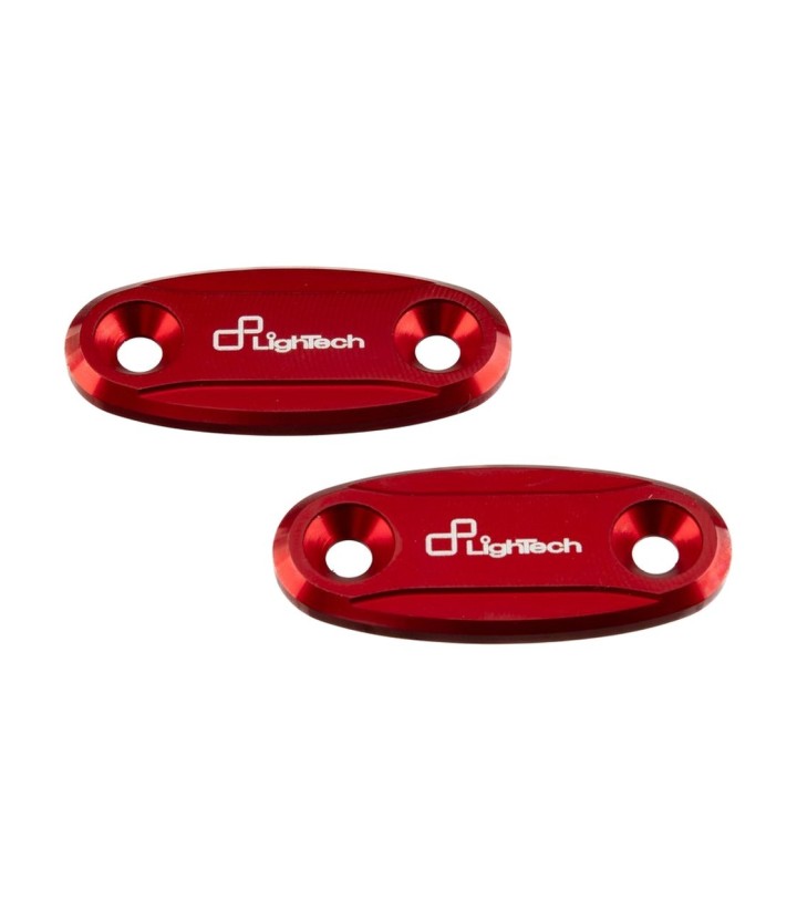 LighTech spiegelkappen in rood voor Honda CBR 1000 RR (05-07), CBR 600 RR (05-16)