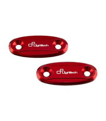 Tapas de Retrovisor LighTech en Rojo para Honda CBR 1000 RR (05-07), CBR 600 RR (05-16)