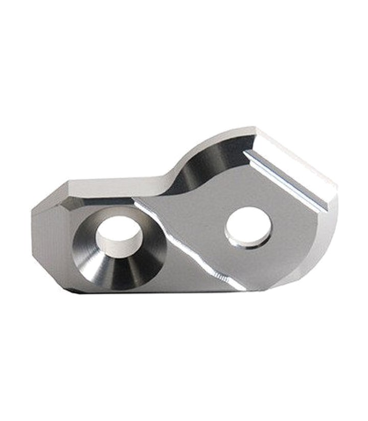 LighTech-voetsteunhouder schakelzijde zilver