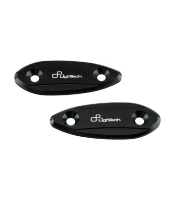 Tapas de Retrovisor LighTech en Negro para Kawasaki ZX 6 R (09-12)