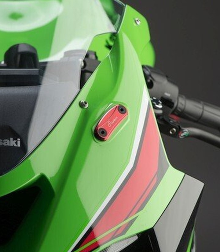 Tapas de Retrovisor LighTech en Rojo para Kawasaki ZX 10 R (11-15)