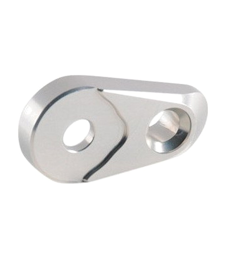Piastra ambidestra Track System LighTech argento