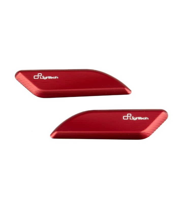 LighTech spiegelkappen in rood voor Ducati 1299 Panigale (15-18), 959 Panigale (16-21), Panigale 955 V2 (20)