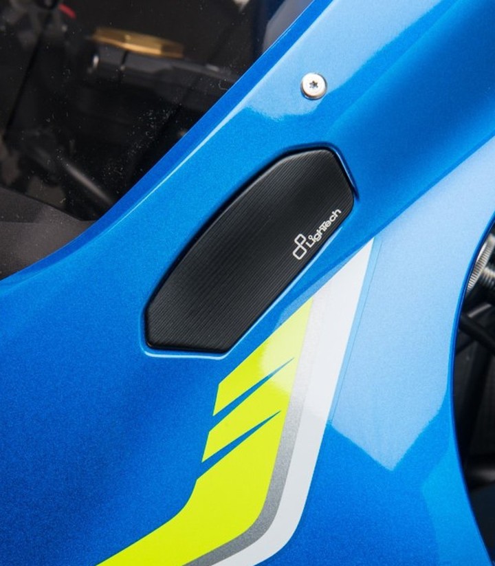 LighTech Mirror Block-Off Plates in Black for Suzuki GSX-R 1000 (17-23)