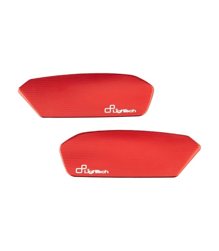 LighTech Mirror Block-Off Plates in Red for Suzuki GSX-R 1000 (17-23)