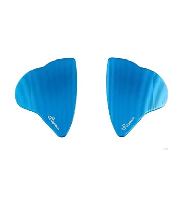 LighTech Mirror Block-Off Plates in Cobalt Blue for Yamaha R7 (22-24), YZF R6 (17-24)
