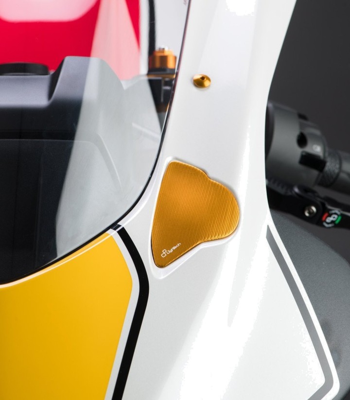LighTech-Spiegelkappen in Gold für Yamaha R7 (22-24), YZF R6 (17-24)