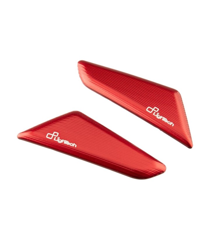Tapas de Retrovisor LighTech en Rojo para Ducati Panigale 1100 V4 (18-19)