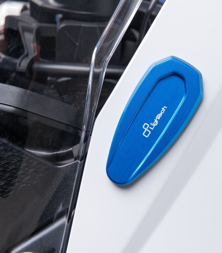 Tapas de Retrovisor LighTech en Azul Cobalto para BMW S 1000 RR (19-25)
