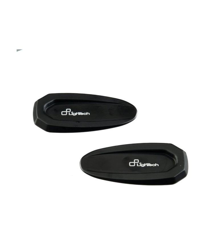 Tampas de espelho retrovisor LighTech em preto para BMW S 1000 RR (19-25)