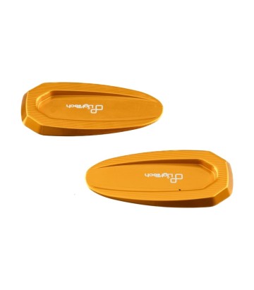 Tampas de espelho retrovisor LighTech em dourado para BMW S 1000 RR (19-25)