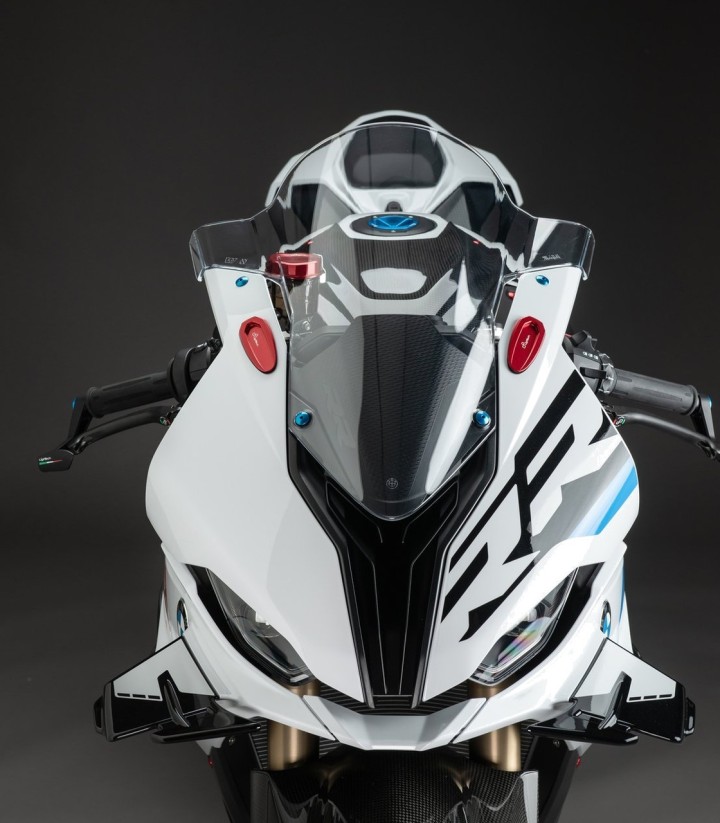 LighTech Mirror Block-Off Plates in Red for BMW S 1000 RR (19-25)