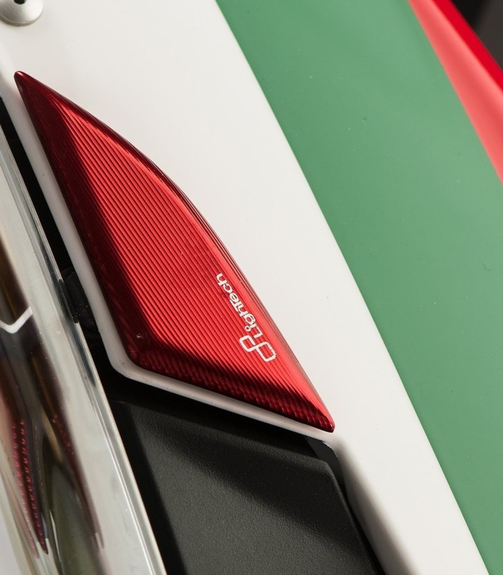 LighTech Mirror Block-Off Plates in Red for Ducati Panigale 1000 V4 R (19-21), 1100 V4 (18-24), 955 V2 (21-24)