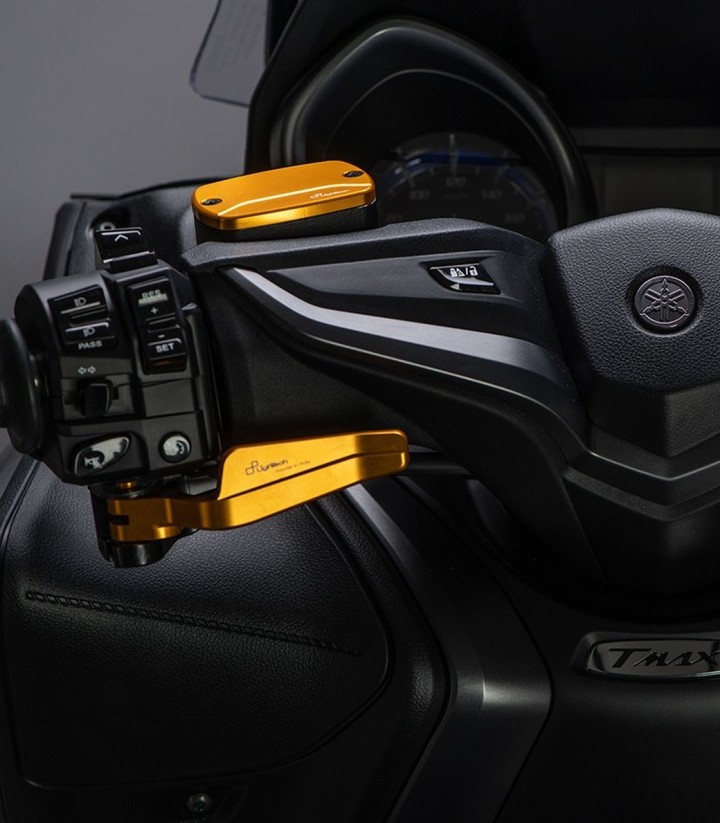 Levier de frein à main LighTech doré pour Yamaha TMAX 500/530/560 (05-26)