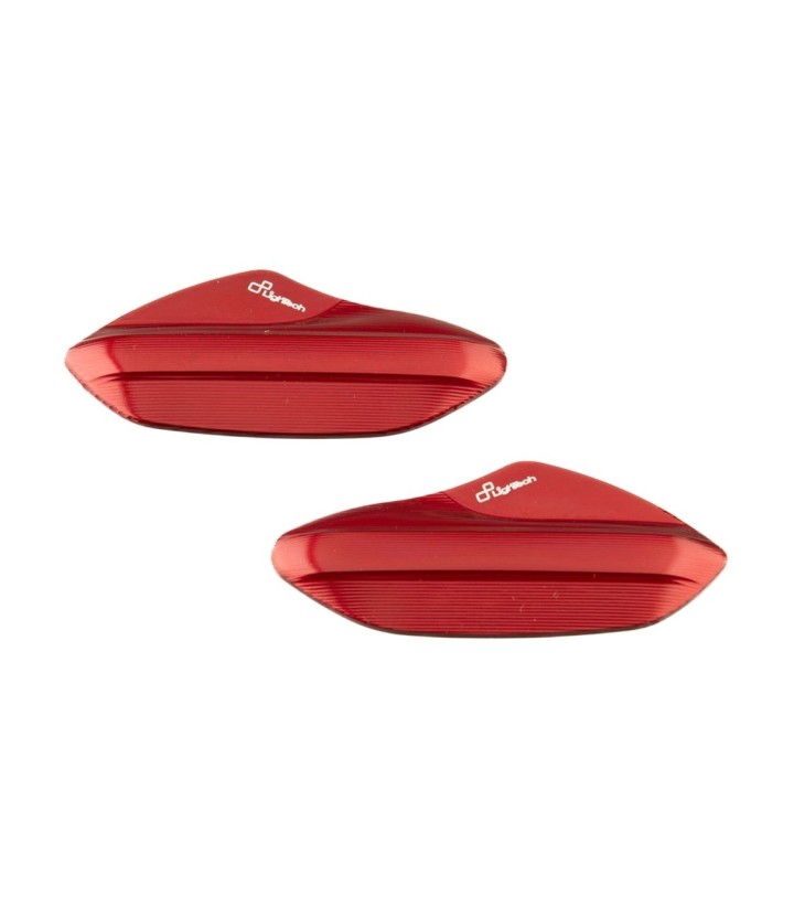 Tapas de Retrovisor LighTech en Rojo para Aprilia RS 660 (20-24), RSV 4 1000/1100 (09-25), Tuono V4 1100 (25)