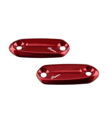 LighTech Mirror Block-Off Plates in Red for Kawasaki Ninja 500 (24), ZX 4 RR (24), ZX 6 R (19-24)