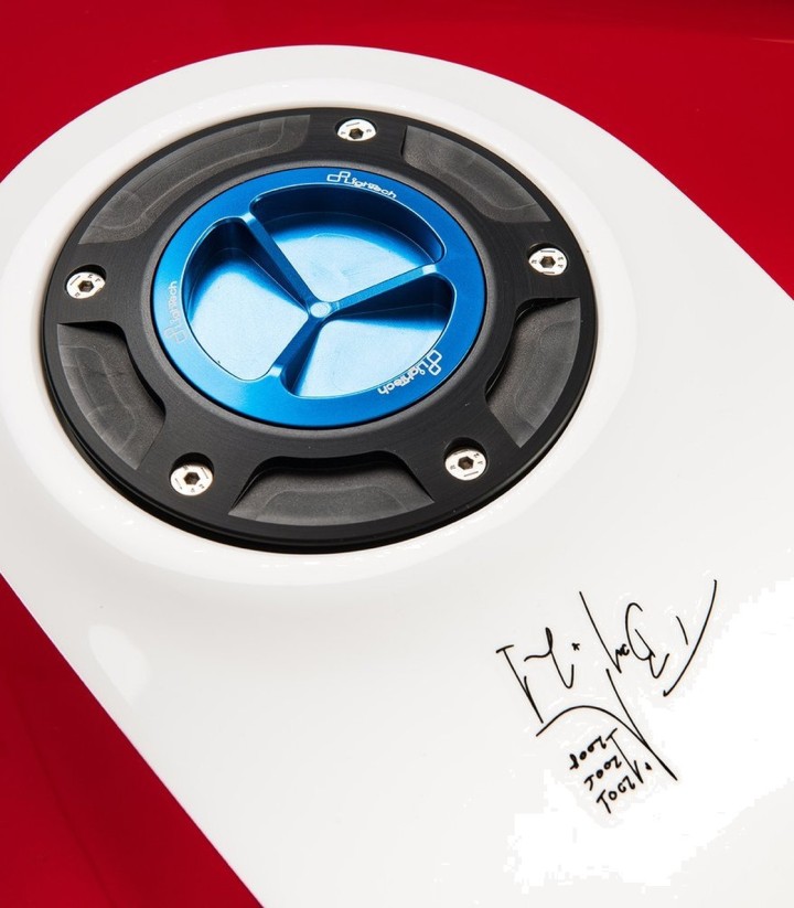 LighTech FCF Quick-Release Fuel Cap Spare in Cobalt Blue