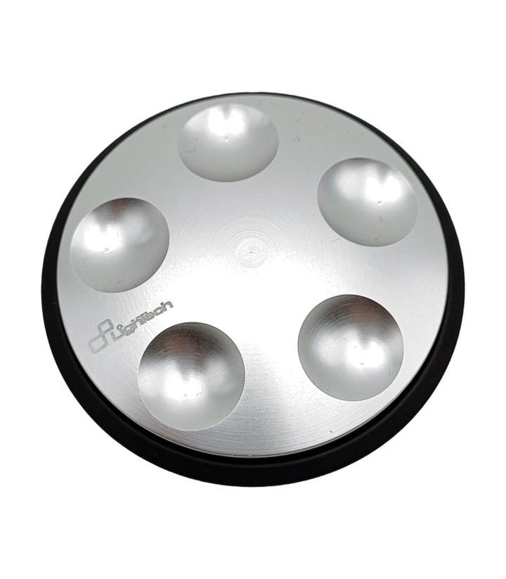 Bouchon de réservoir de rechange à fermeture rapide FCR LighTech, argenté