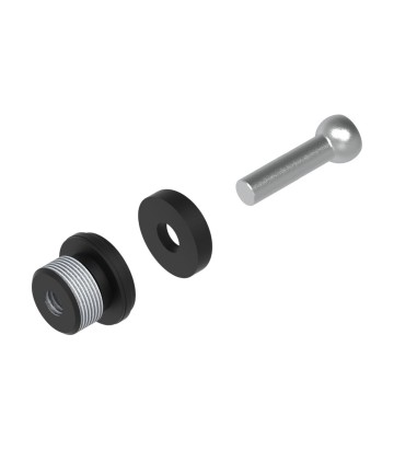 Kit di adattatori LighTech per paraleva su manubrio di serie, nero per diversi modelli Aprilia