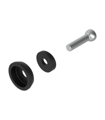 LighTech-Adapterkit für Hebelschützer am Serienlenker in Schwarz für mehrere Modelle von Kawasaki