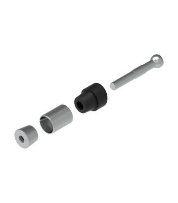 Kit di adattatori LighTech per paraleva su manubrio di serie, nero per diversi modelli Honda