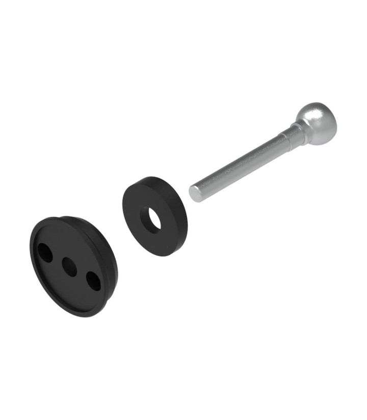 LighTech Lever Guard Adapter Kit for Stock Handlebar in Black for several Suzuki models