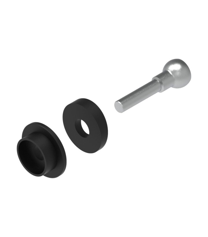 Kit d’adaptateurs LighTech pour protège-levier sur guidon d’origine, noir pour plusieurs modèles KTM, Triumph et Yamaha