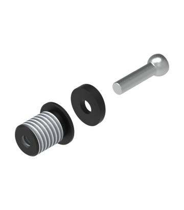 LighTech Lever Guard Adapter Kit for Stock Handlebar in Black for several Ducati models