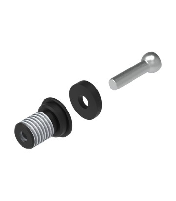 Kit d’adaptateurs LighTech pour protège-levier sur guidon d’origine, noir pour MV Agusta Brutale 675 (12-17), F3 800 (13-17)