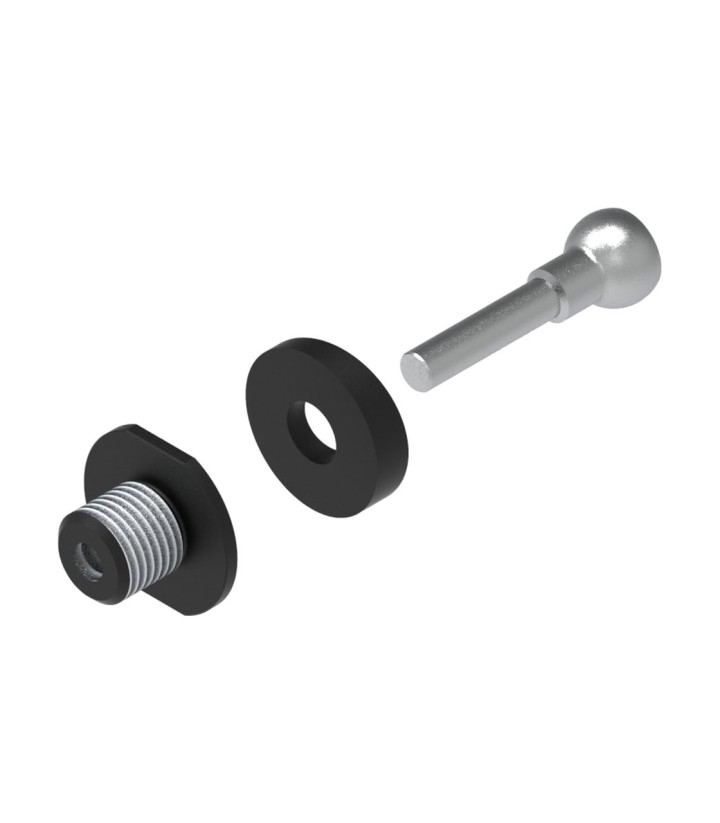 LighTech Lever Guard Adapter Kit for Stock Handlebar in Black for Suzuki GSX-R 1000 (17-21)