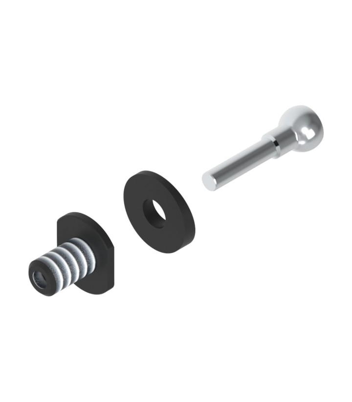 Adaptadores LighTech de protetor de manete, preto para BMW S 1000 R (21-24)
