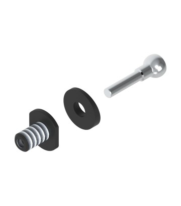LighTech-Adapterkit für Hebelschützer in Schwarz für BMW S 1000 R (21-24)