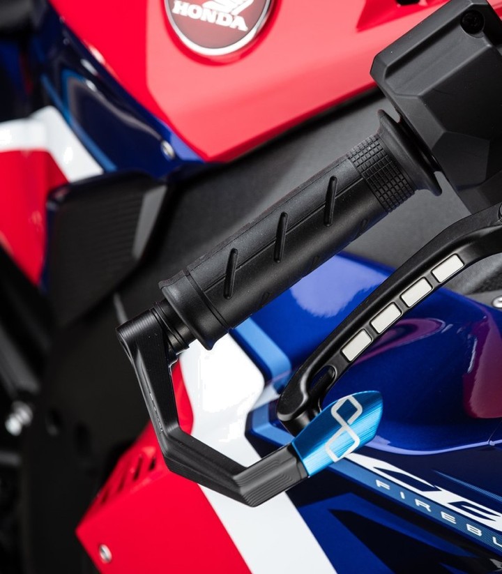Protezione leva freno LighTech da 132 mm in blu cobalto
