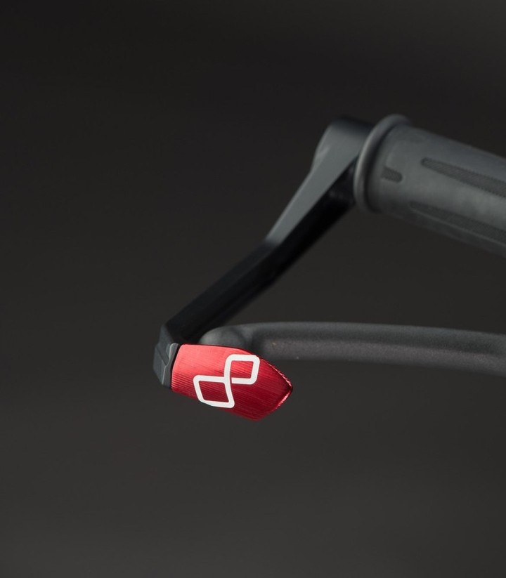 LighTech Brake Lever Guard 132 mm in Red
