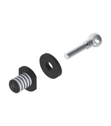 Adaptadores de protetor de manete LighTech em preto para Suzuki GSX-8R/S (23-24)