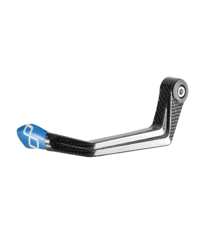 Protetor de manete de embraiagem LighTech de 132 mm em azul cobalto